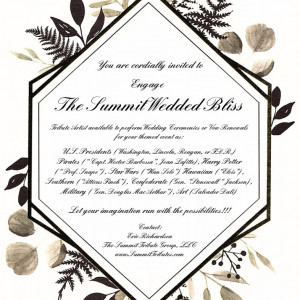 The Summit Wedded Bliss - Wedding Officiant / Singing Telegram in Orlando, Florida