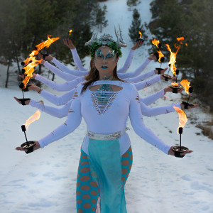Kinetic Spinners - Fire Performer in Denver, Colorado