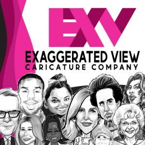 Exaggerated View Caricature Company - Caricaturist in Houston, Texas