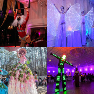 Extraordinary Arts - Stilt Walker / Strolling Table in Boston, Massachusetts