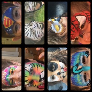 Face painting by Dikla