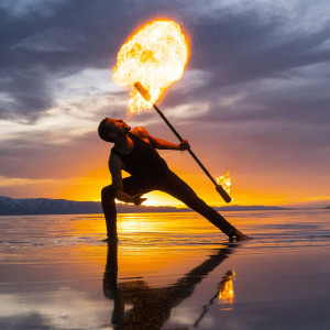 Lion Gypzi - Fire Dancer in Seattle, Washington