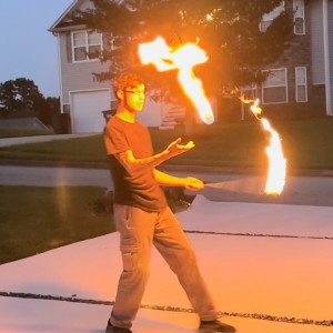 Fire Poi by Tyray - Fire Performer / Outdoor Party Entertainment in Schertz, Texas