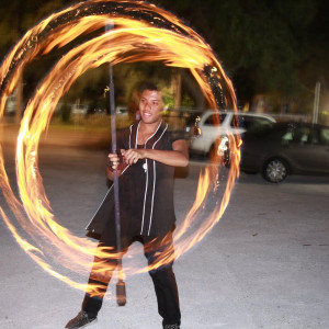 Andrew Ashmeade - Fire Dancer in Tampa, Florida
