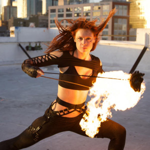 Flow Mayhem - Fire Dancer in Los Angeles, California