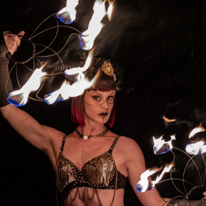 Flowbox Circus - Fire Performer in White Water, California