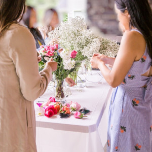 Activity Stations for All Events: Bouquet Making or Cake Decorating - Arts & Crafts Party / Event Florist in La Verne, California