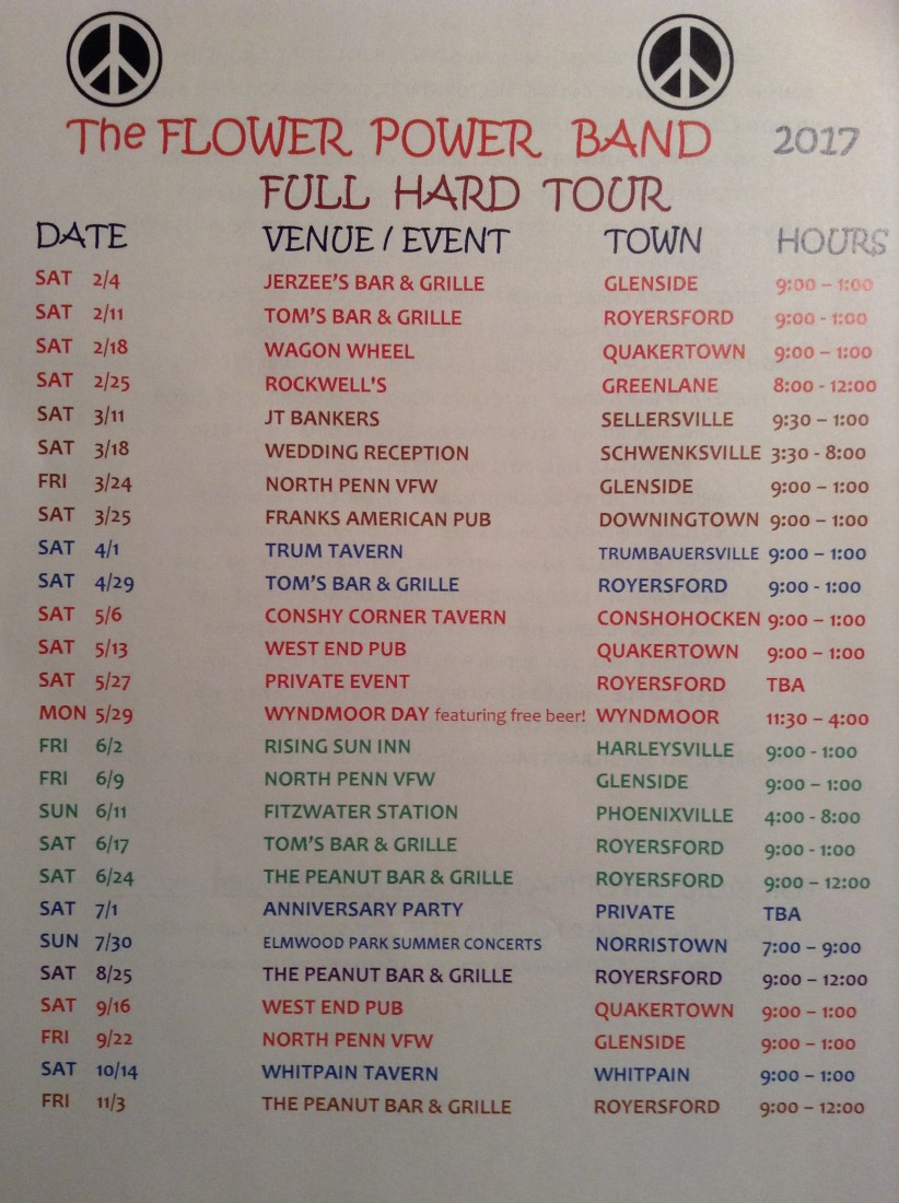 Hire Flower Power Band Rock Band in Norristown, Pennsylvania