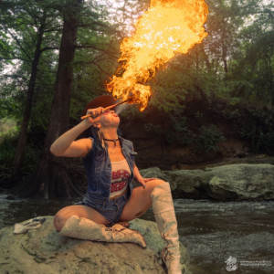 Foxy Fire Fiends - Fire Eater in Austin, Texas