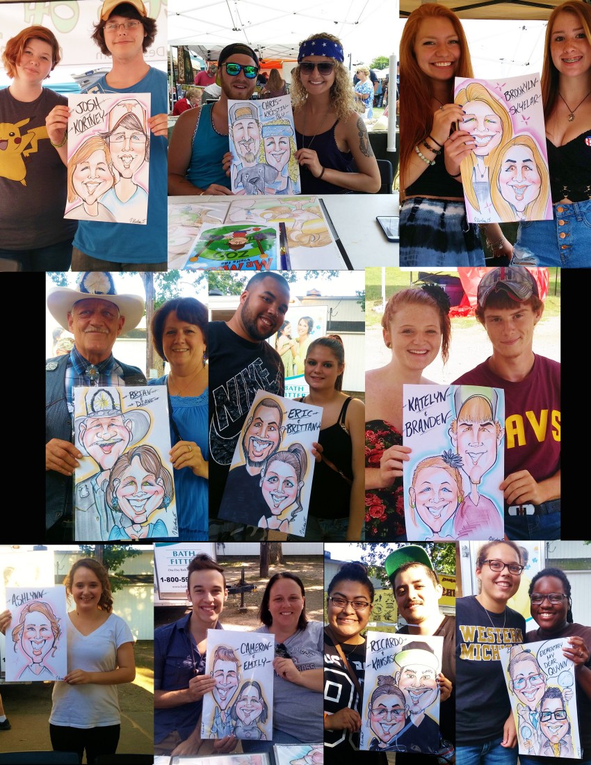Gallery photo 1 of Freddy K's Faces of Fun Caricatures