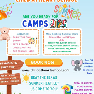 A Child At heART School - Arts & Crafts Party / Mobile Game Activities in Dallas, Texas