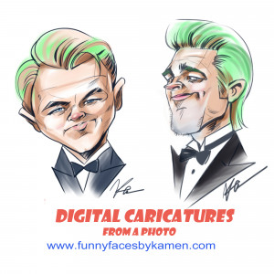 Funny Faces Caricatures - Caricaturist in Las Vegas, Nevada