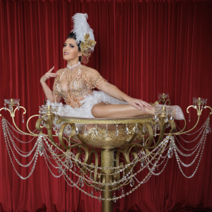 Giant Martini Glass — The Aerial Showgirl, Entertainment