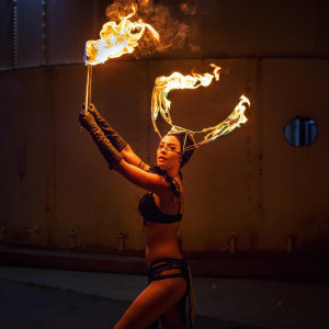 Glitch Nova - Fire Dancer in Austin, Texas