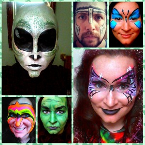 Cat's Cosmic Colours Face Painting!