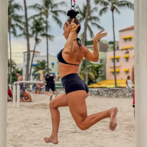 Gravity Defied, hair hanging & pole - Aerialist in Miami Beach, Florida