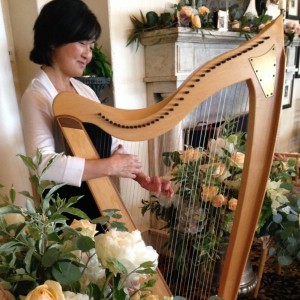 Harpist Judy Saiki