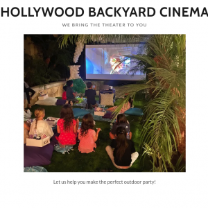 Hollywood Backyard Cinema - Outdoor Movie Screens / Halloween Party Entertainment in Sherman Oaks, California