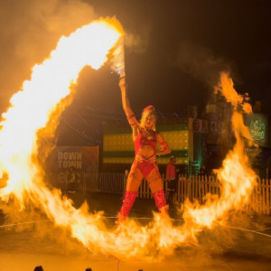 Hoop Lush - Fire Dancer in Los Angeles, California