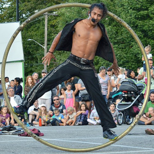 Hula hooping - Sideshow in Smith Center, Kansas