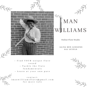 Iman Williams Flute - Flute Player / Woodwind Musician in Parkville, Maryland