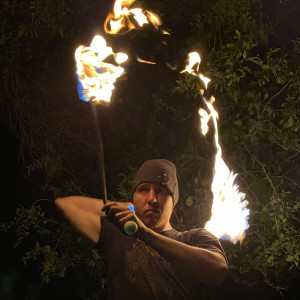 In the Flow - Fire Performer in Denver, Colorado