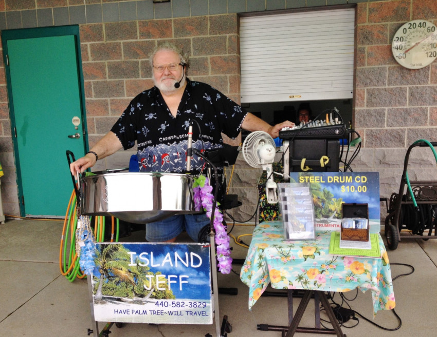 Hire Island Jeff's Steel Drum Show Steel Drum Player in North