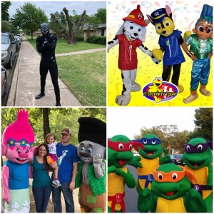 Dallas It's A Party Today! - Costumed Character / Party Rentals in Dallas, Texas