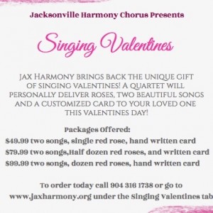 Jacksonville Harmony Chorus - A Cappella Group / Barbershop Quartet in Jacksonville, Florida