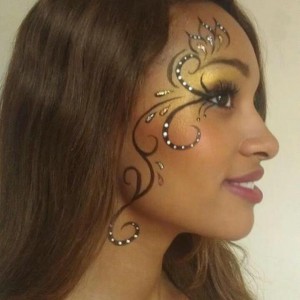 Jade Face Painting