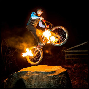 Janicki Designs Bike and Fire Entertainment - Stunt Performer / Fire Eater in New Haven, Connecticut