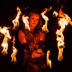 Jenna Page Performance Art - Fire Dancer in Aspen, Colorado