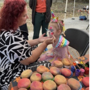 Jennifer’s face painting