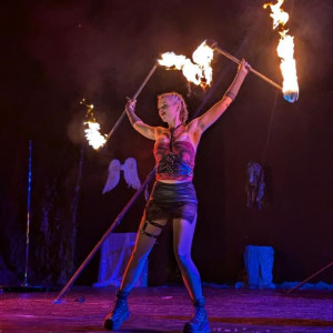 Jo Flowz - Fire Dancer in Oakland, California