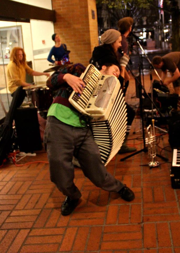 Hire John Blue Sky Accordion Player in Portland, Oregon