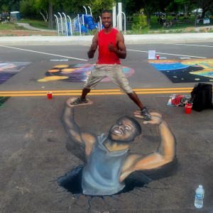 John Buggs - Chalk Artist in La Porte, Indiana