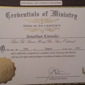 Jon's Wedding Service - Wedding Officiant in Mesa, Arizona