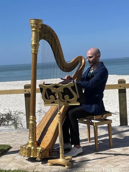 Gallery photo 1 of Josh Haudenschield, Harpist