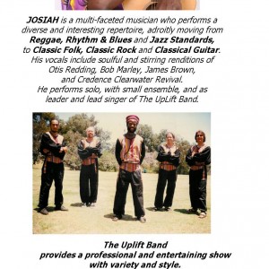 Josiah Solomon and the Uplift Band - Caribbean/Island Music in San Diego, California