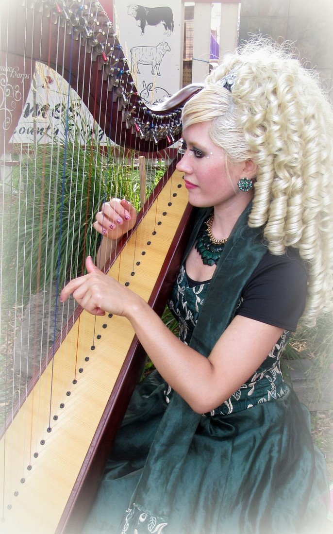 Gallery photo 1 of Julie ni Hewkin, Harpist and Vocalist
