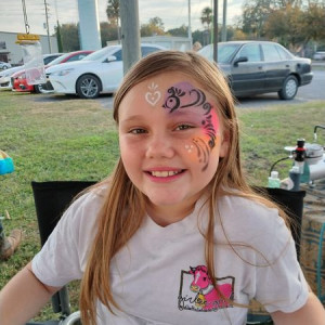 Karens Dragons Touch face painting