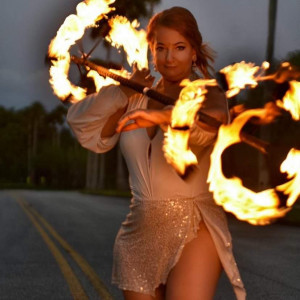 Katmandu - Fire Dancer in St Augustine, Florida
