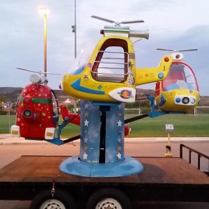 Kiddie helicopter ride