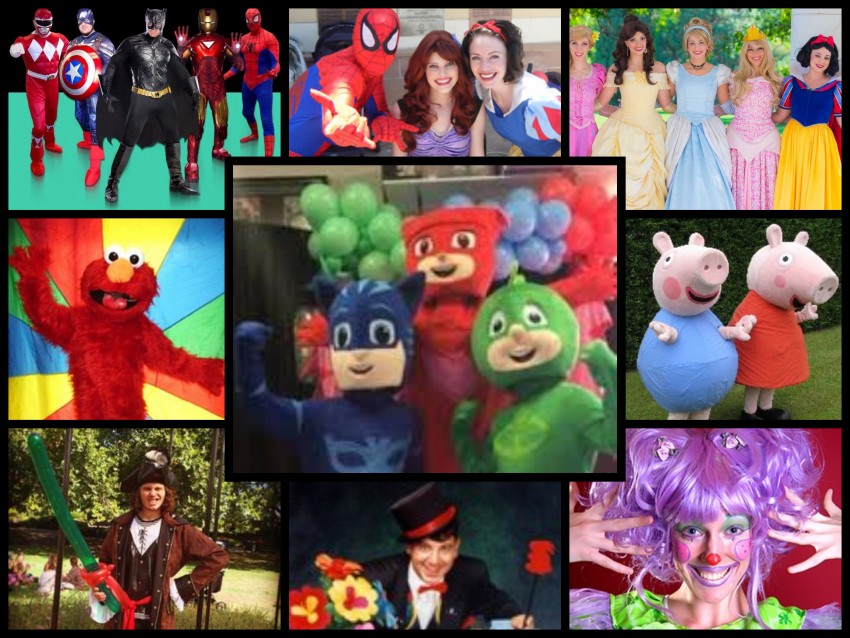 Hire Kid's Birthday Party Characters - Children’s Party Entertainment ...