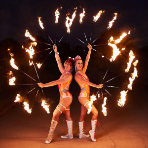 Kimberly Faith of Wildfire Arts Collective - Fire Dancer / Balancing Act in Los Angeles, California