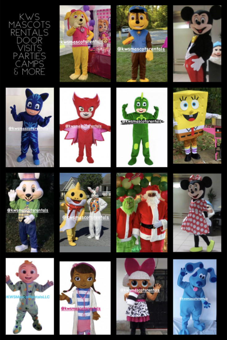 Hire Kobi’s Winston Salem Mascot Rentals LLC Costumed Character in