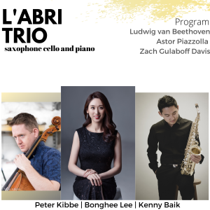L'abri Trio ~ Saxophone/Cello/Piano