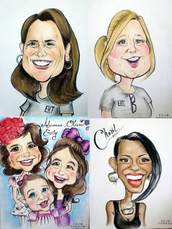 Gallery photo 1 of Leah's Caricatures & Face Painting