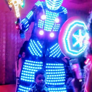 LED Robot Party