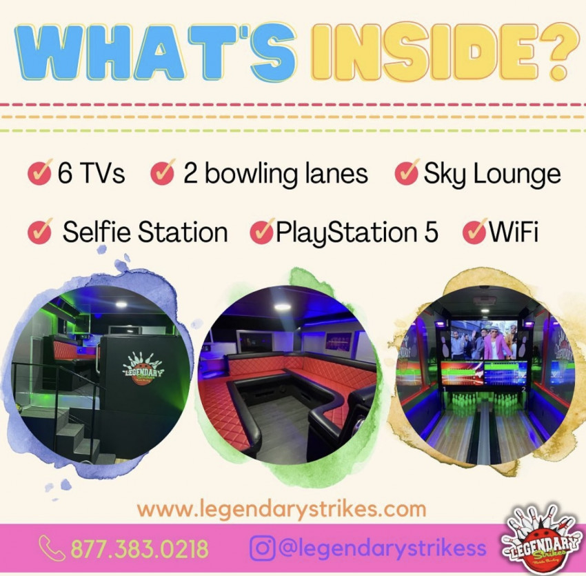 Hire Legendary Strikes Mobile Bowling - Mobile Game Activities in Atlanta,  Georgia